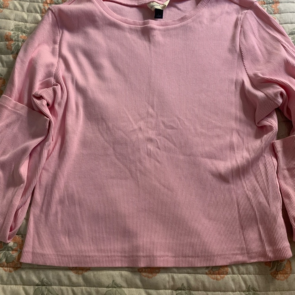 Pink Long Sleeve Top